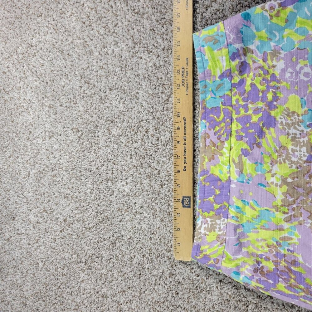 TALBOTS Skirt Womens 10P A Line Purple Pastel Lined Career Work Casual Summer - Picture 2 of 7